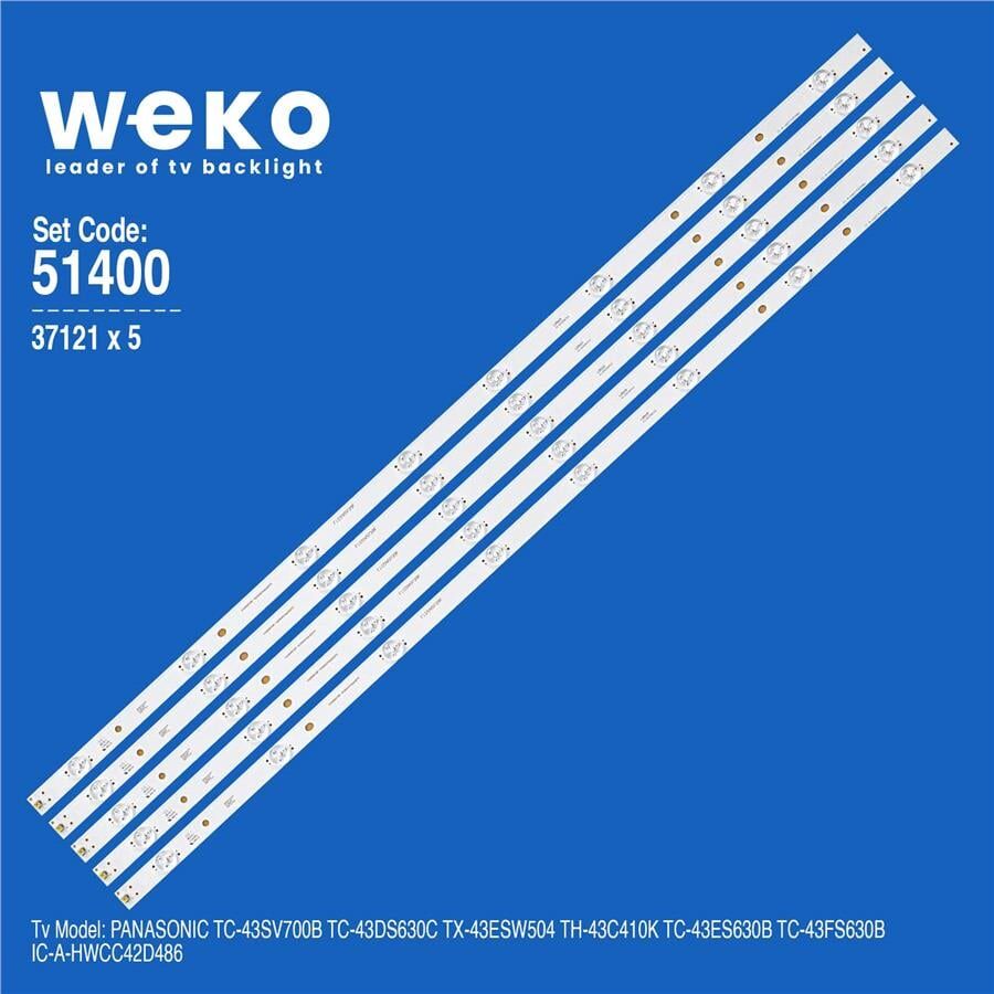 Wkset-6400 37121X5 Ic-A-Hwcc42d486  5 Adet Led Bar