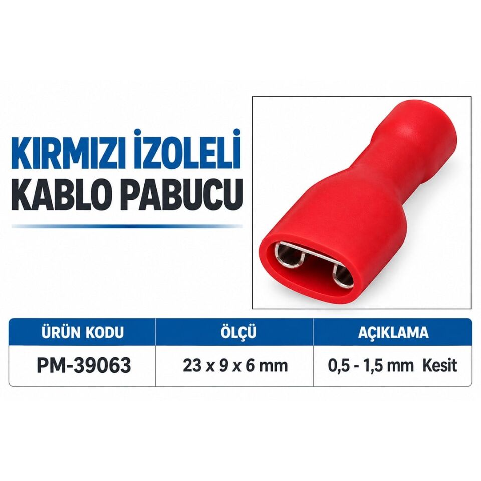 Powermaster PM-39063 0,5-1,5Mm2 Kesit 23X9x6mm Soket