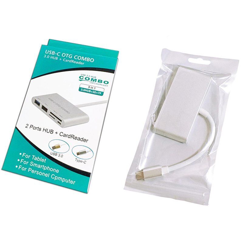 Powermaster USB Type-C Otg Combo Usb 3.0 Hub + Kart Okuyucu