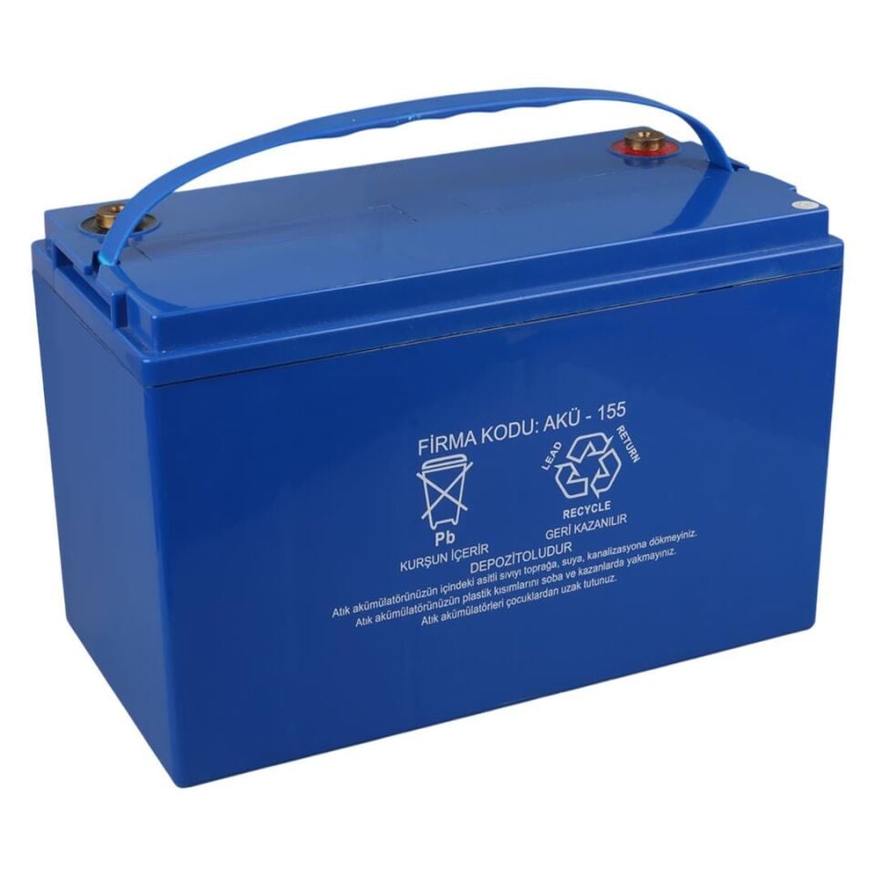Euroone EG12100 12 Volt 100 Amper Deep Cycle Jel Akü