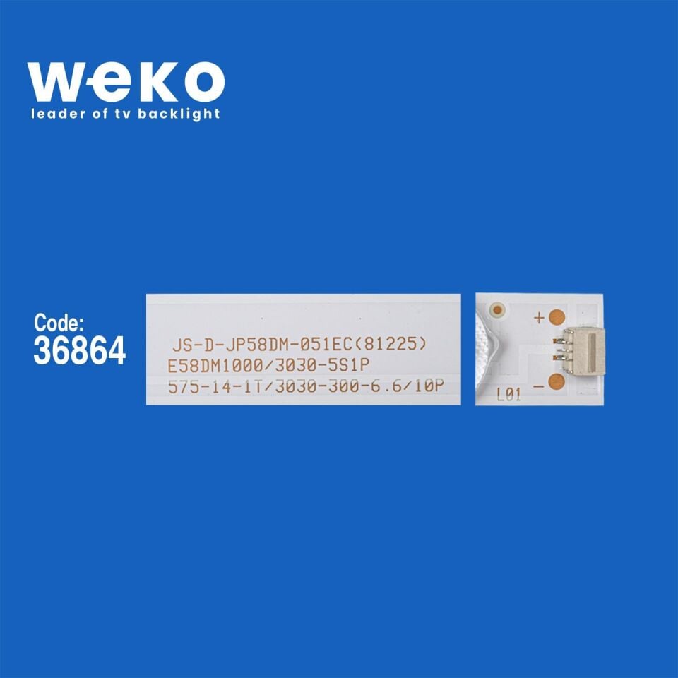 Wkset-6053 36864X10 Js-D-Jp58dm-051Ec (81225) 10 Adet Led Bar