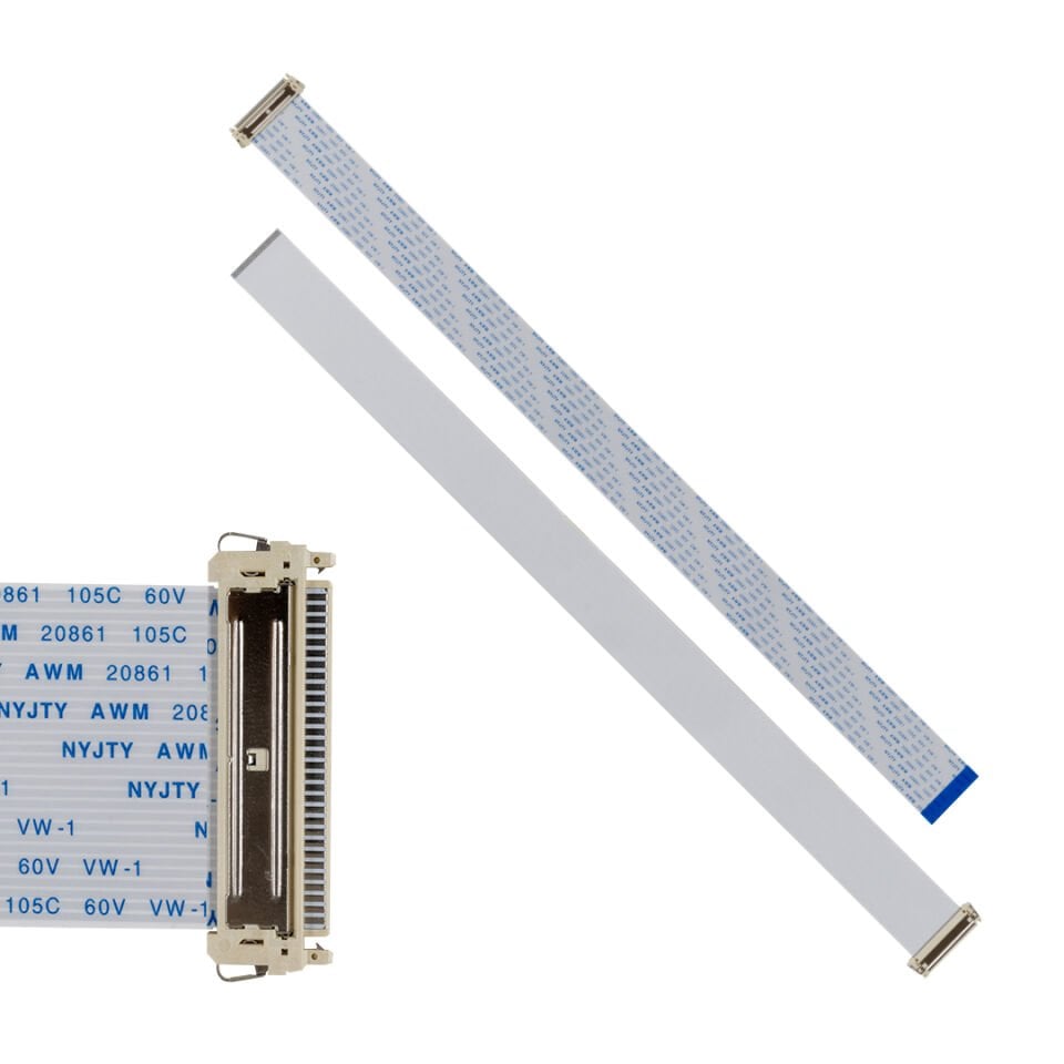 Awm 20861 30 Pin Lvds Flexi Kablo HD Ready Ters Düz 3.1 CM * 45 CM