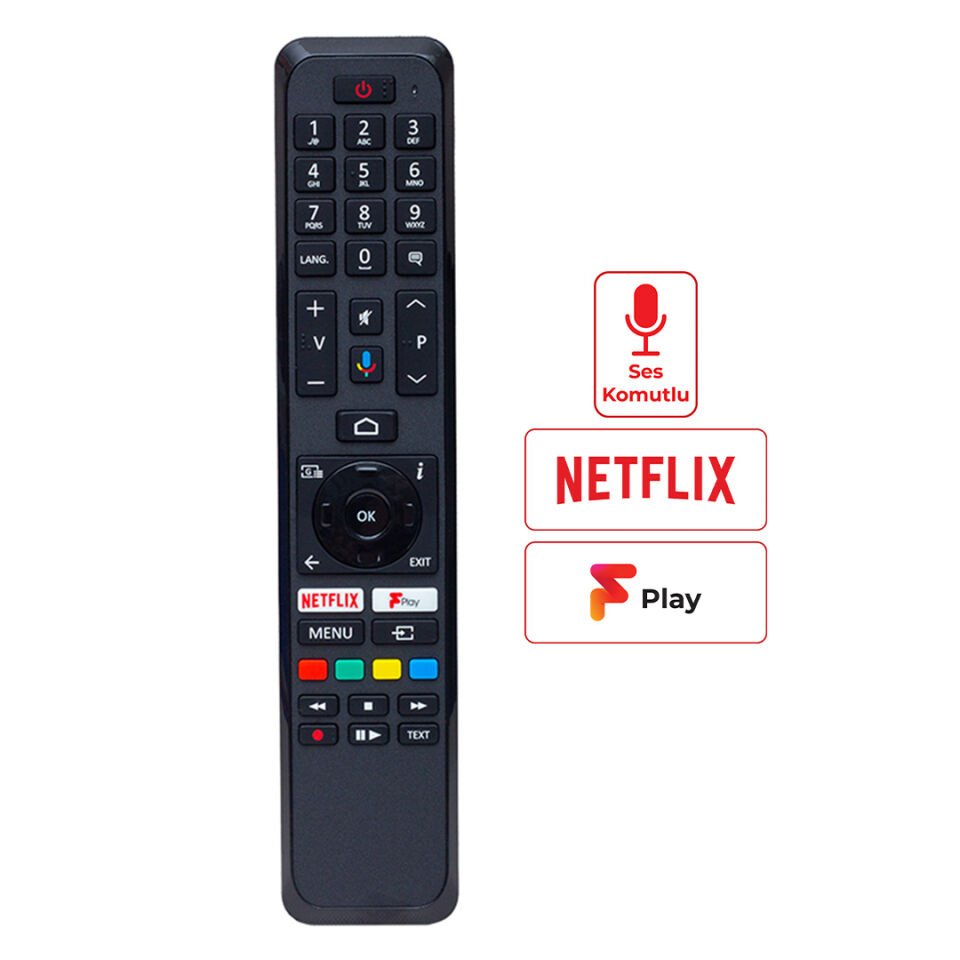 Vestel RC 43161 Ses Komutlu Lcd Led Tv Kumanda
