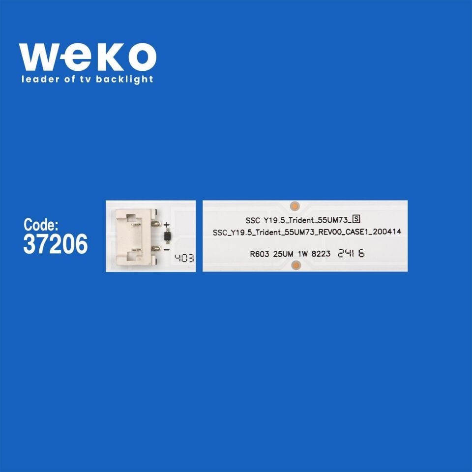 Wkset-6509 37206X4 Ssc_Y19_Trıdent_55Um73 75 Lgit_Y19_55Um73/75 4 Adet Led Bar
