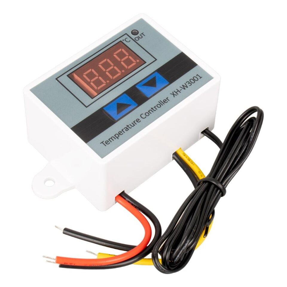 Powermaster XH-W3001 Dijital Kuluçka Sıcaklık Termostat Kontrol Anahtarı Modülü 110V-220V