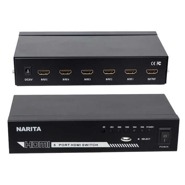 Narita MT-SW501 5 Giriş-1 Çıkış HDMI Switch Birleştirici