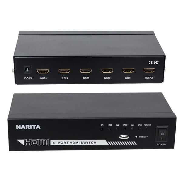 Narita MT-SW501 5 Giriş-1 Çıkış HDMI Switch Birleştirici