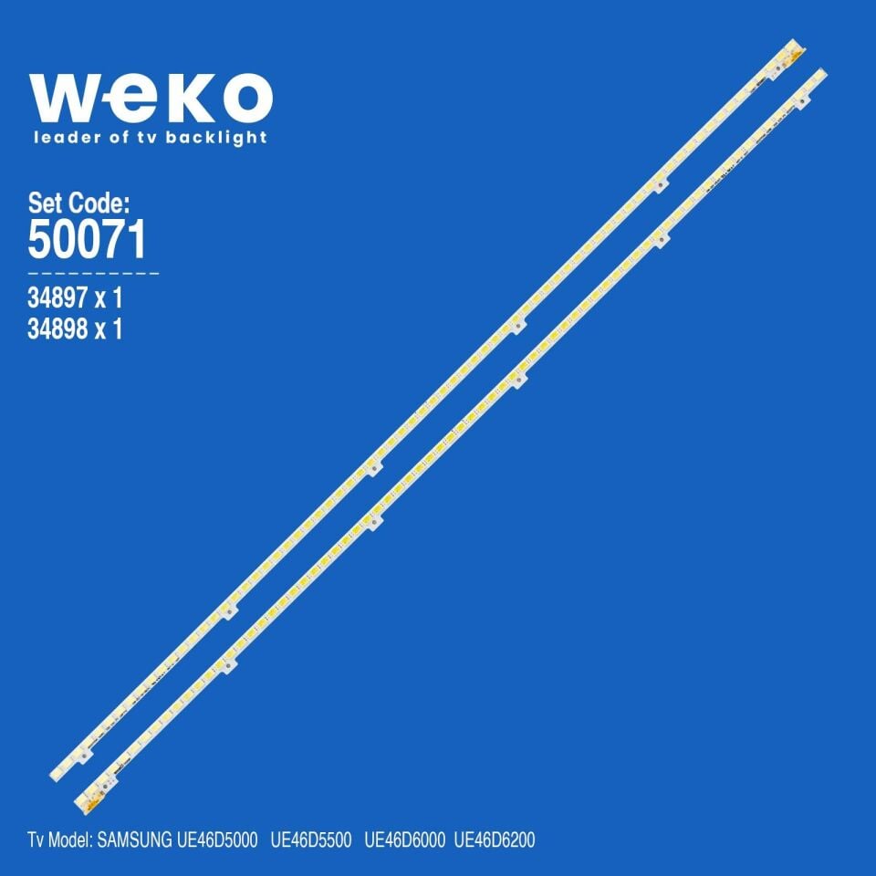 Wkset-5071 34897X1 34898X1 2011Svs46_5K6K_H1B_1Ch 2 Adet Led Bar (72Led)