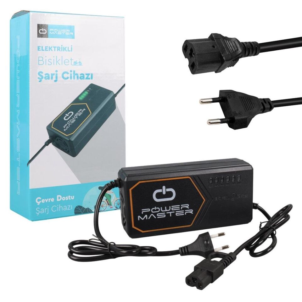 Powermaster 36 Volt 20 Amper Elektrikli Bisiklet Şarj Cihazı