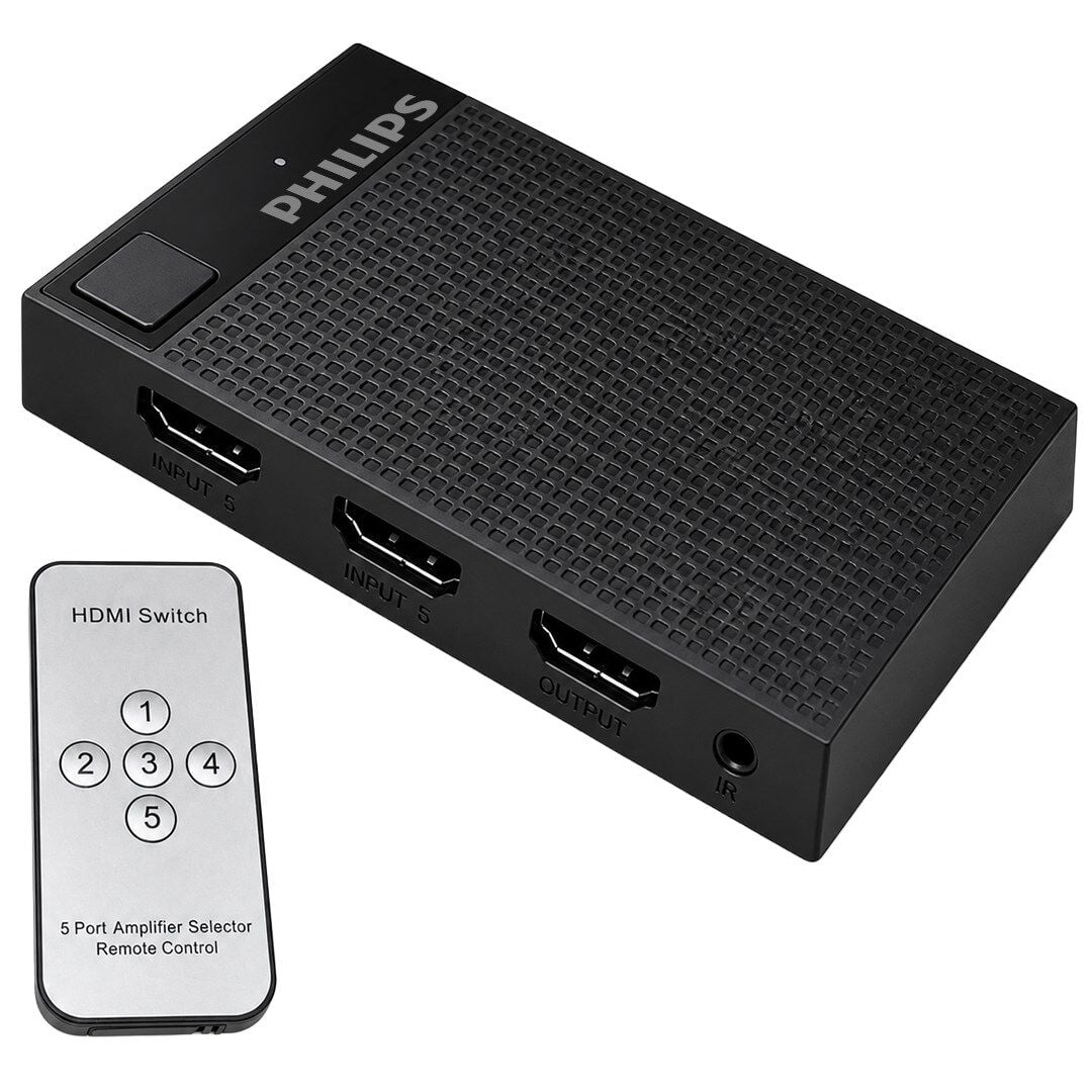 Philips SWV9023D/93 5-Giriş 1-Çıkış 4K HDMI Switch