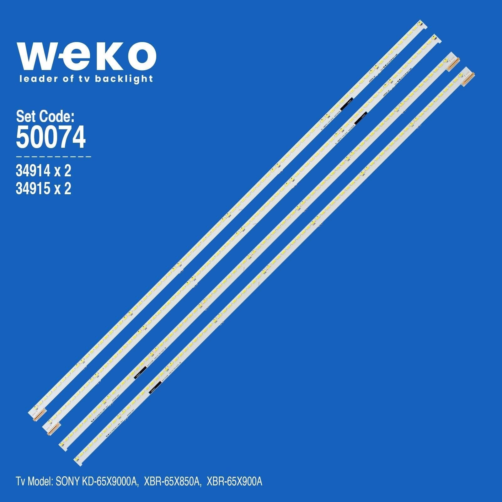 Wkset-5074 34914X2 34915X2 Nlac50234 4 Adet Led Bar (80Led)