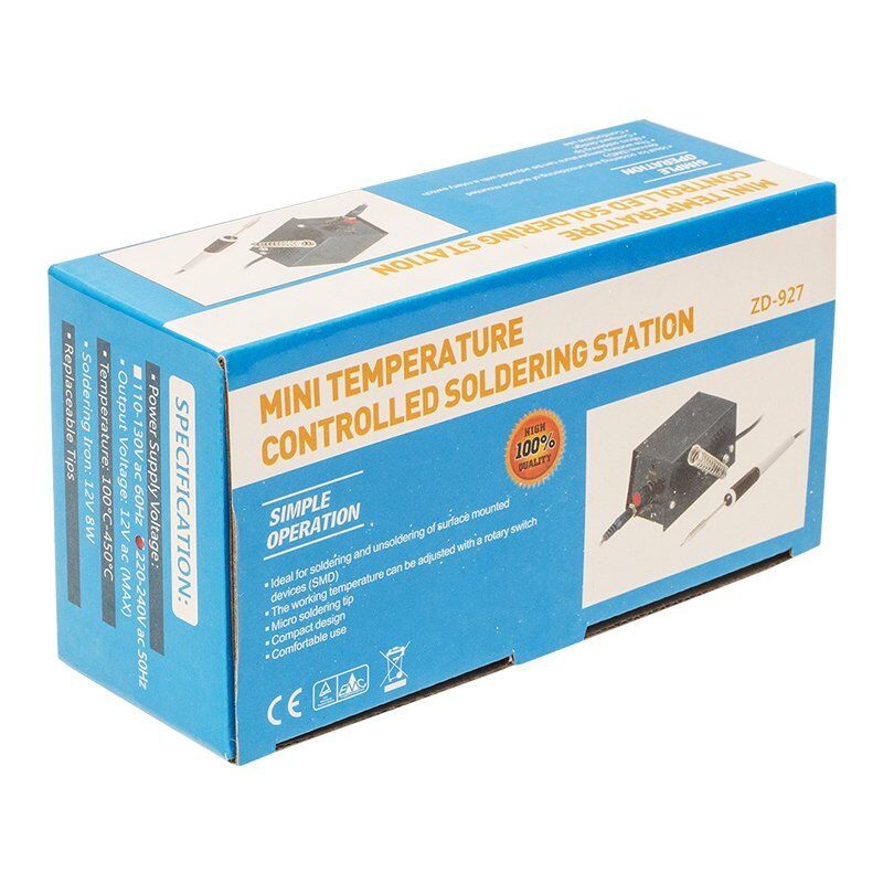 Powermaster ZD-927 8 Watt Mini Isı Ayarlı Havya İstasyonu