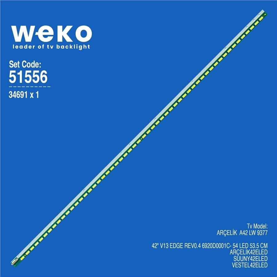 Wkset-6556 34691X1 42 V13 Edge Rev0.4 1 Adet Led Bar (54Led)