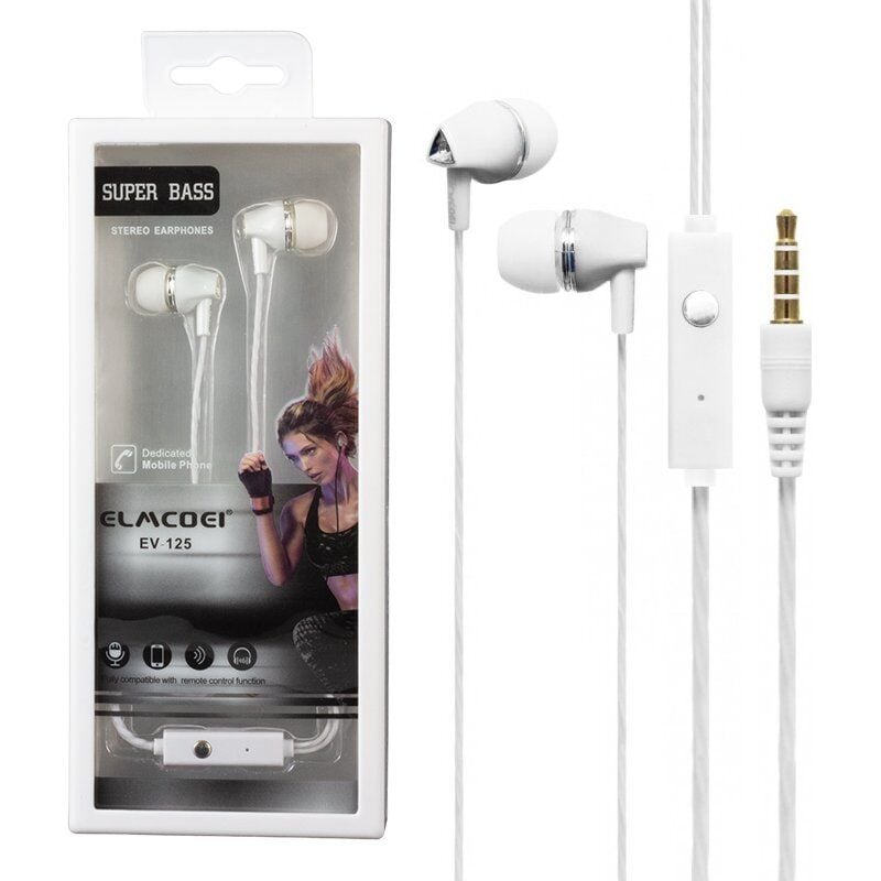 Powermaster EV-125 Mikrofonlu Super Bass Kulak İçi Kulaklık