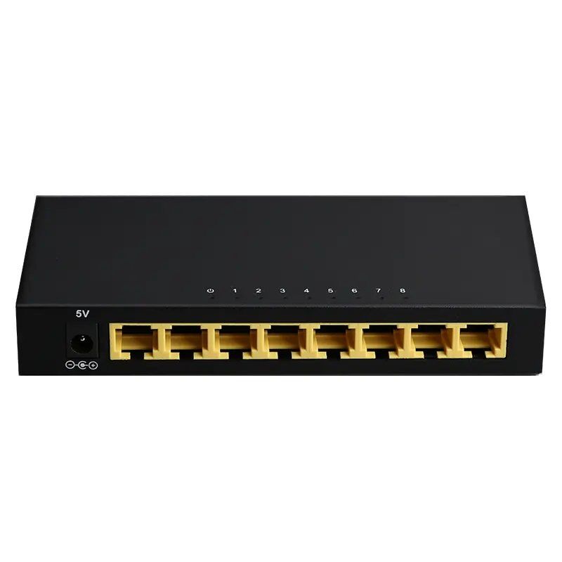 Powermaster 8 Port 1000 Mbps Gigabit Ethernet Switch Hub