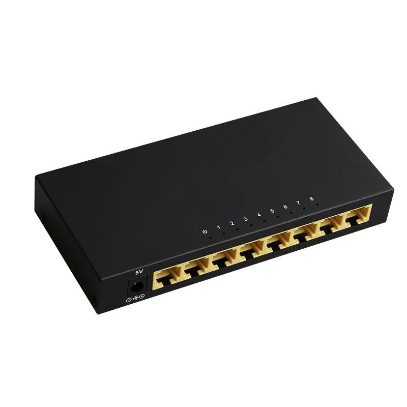Powermaster 8 Port 1000 Mbps Gigabit Ethernet Switch Hub