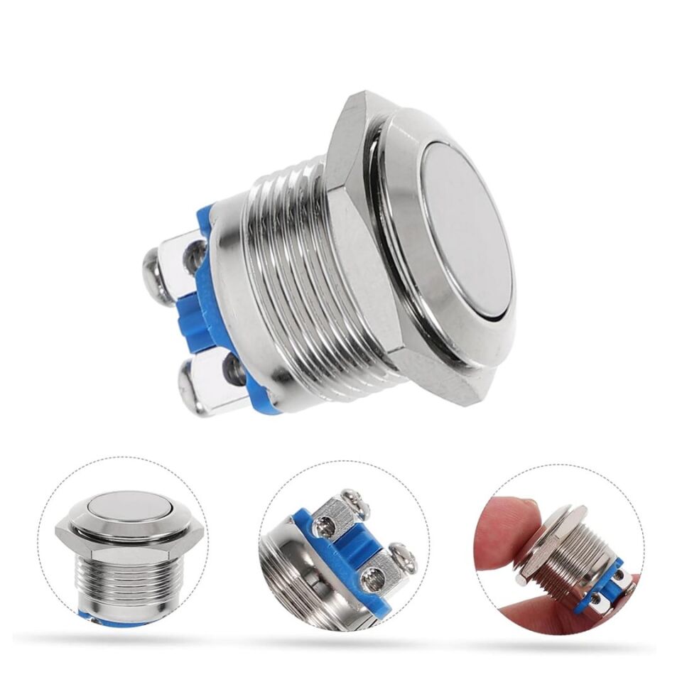 Powermaster IC-182 D98 Metal 19Mm Düz Buton