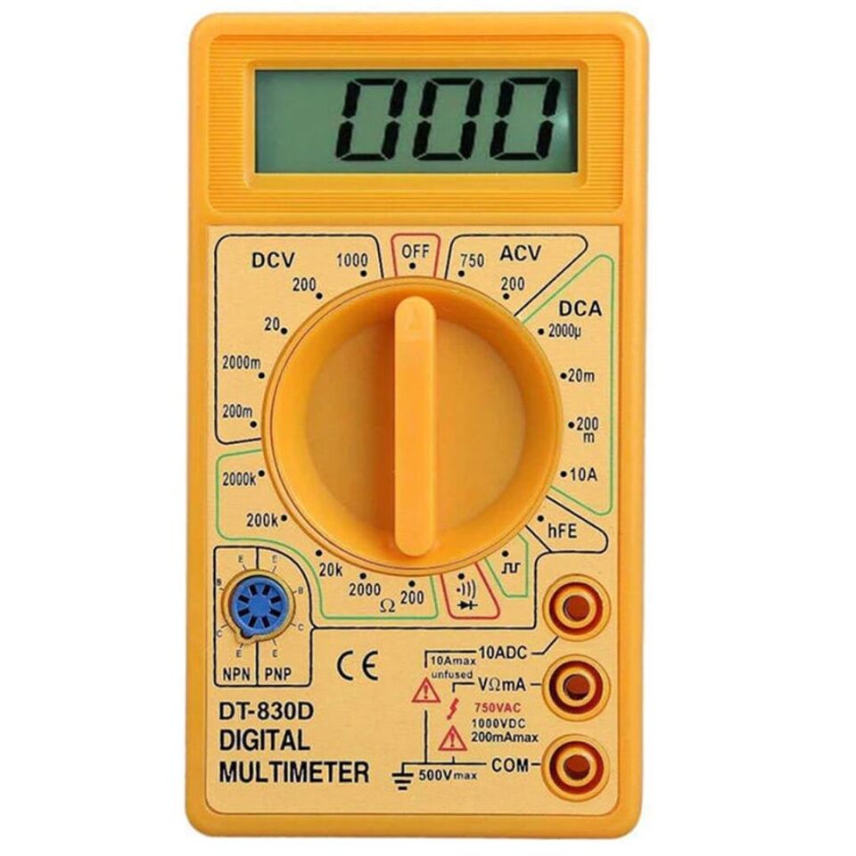Powermaster DT-830D Digital Multimetre Ölçü Aleti
