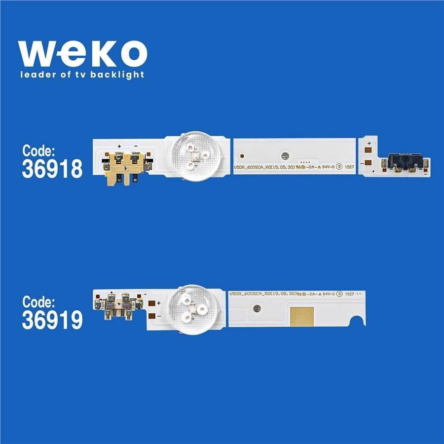Wkset-6214 36918X10 36919X10 V5dr_600Sca/B 20 Adet Led Bar