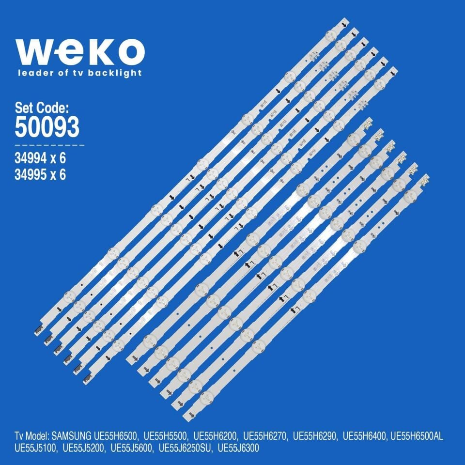 Wkset-5093 34994X6 34995X6 Samsung_2014Svs55_3228 12 Adet Led Bar