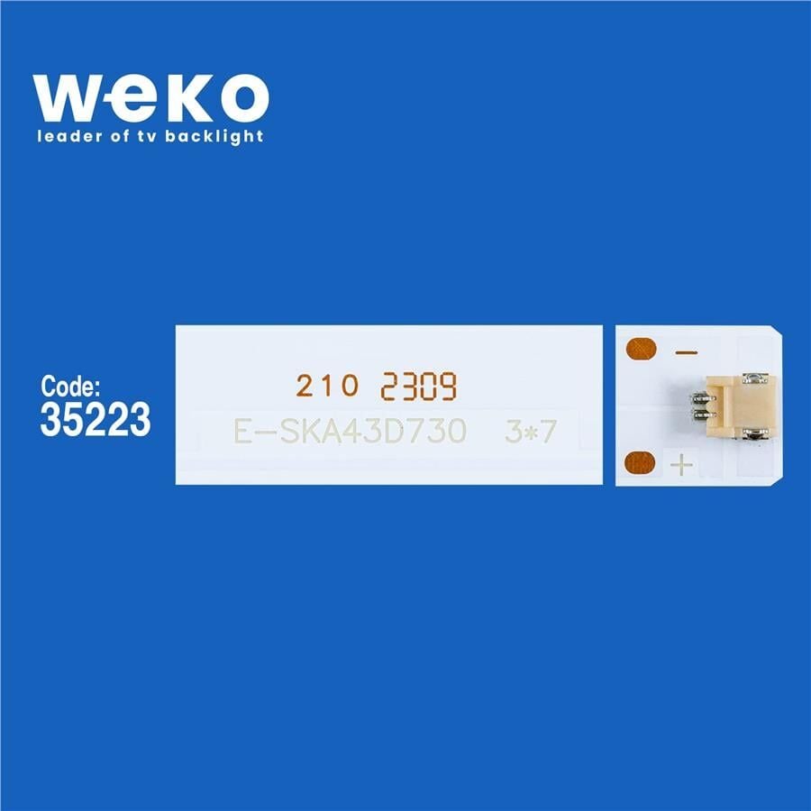 Wkset-6601 35223X3 E-Ska43d730 3*7 - Yal13-00715150-00-G08-210-220-3.2-3.4 3 Adet Led Bar (50675 İle Uyumlu)