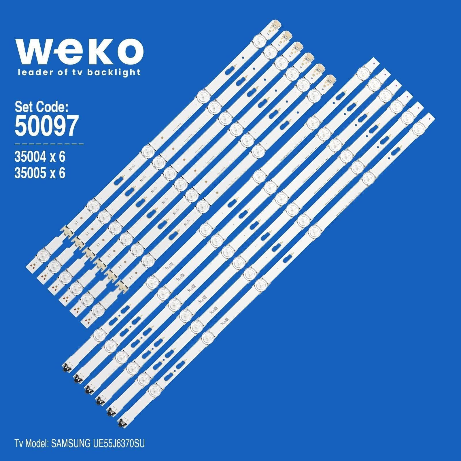 Wkset-5097 35004X6 35005X6 V5df-550 12 Adet Led Bar