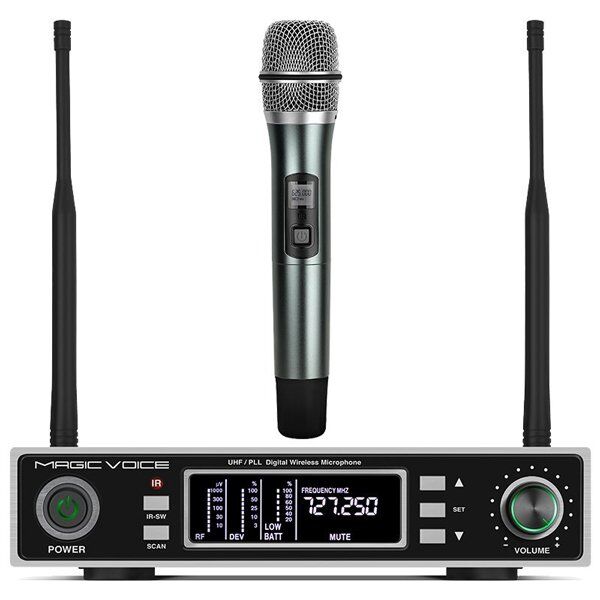 Magicvoice MV-1100E Kablosuz 1 El Telsiz UHF Mikrofon