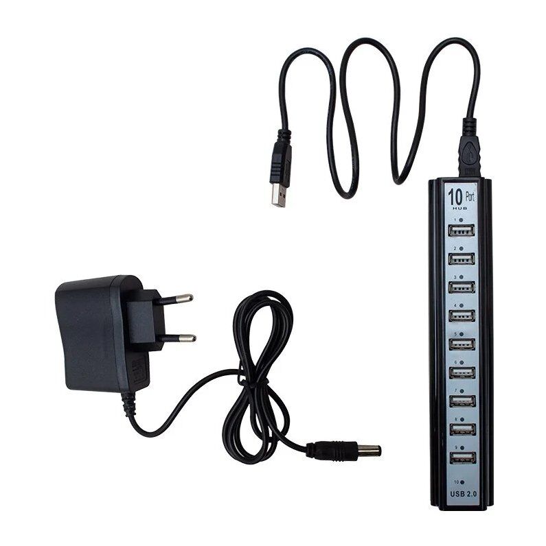 Powermaster PM-18235 10 Port Usb 2.0 Hub Çoklayıcı
