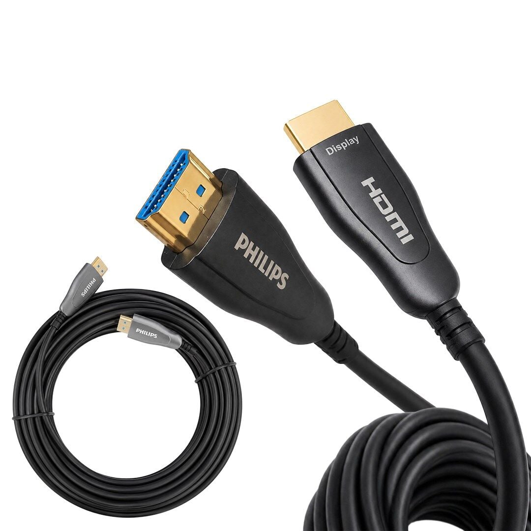 Philips SWR3019W/93 100 Metre 4K 60Hz AOC Fiber Optik HDMI Kablo