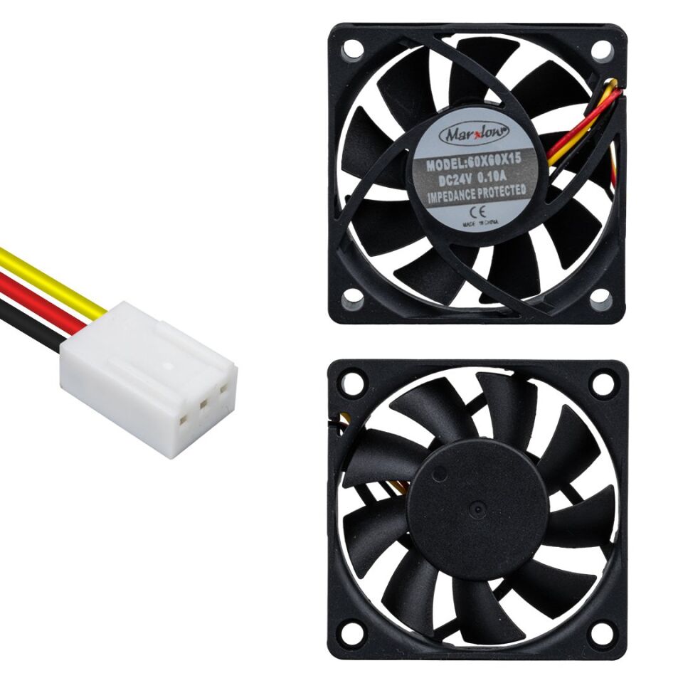 PowerMaster IC-216A Fırçasız DC Fan 60X60X15mm 24 Volt 3 Pin (Seri 2)