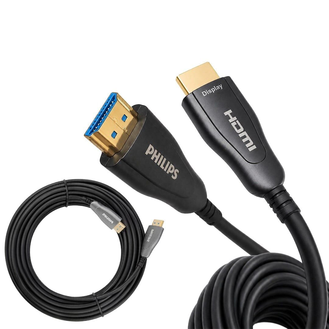 Philips SWR3019W/93 70 Metre 4K 60Hz AOC Fiber Optik HDMI Kablo