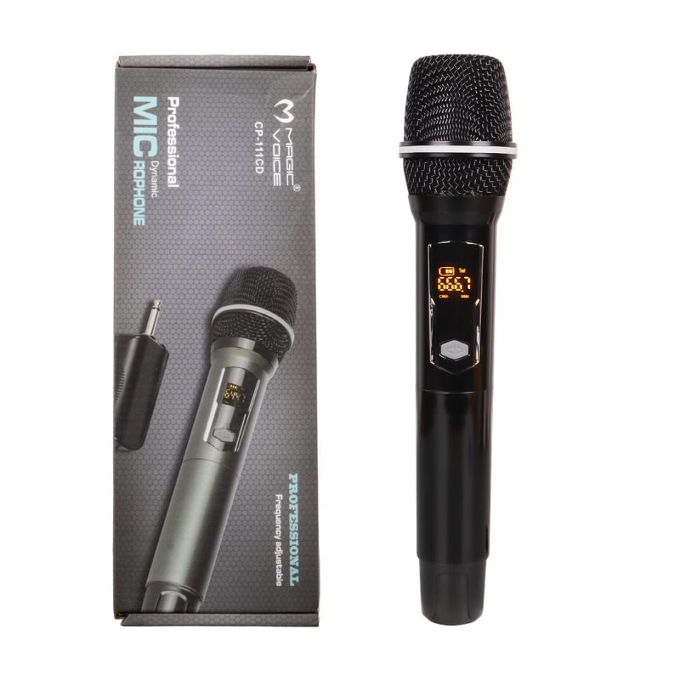 Magicvoice CP 111 Uhf Ekranlı 1 El Kablosuz Telsiz Mikrofon