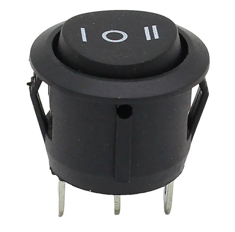 Powermaster PM-31598 Üç Konumlu 1.0.2 Işıksız Yuvarlak Anahtar