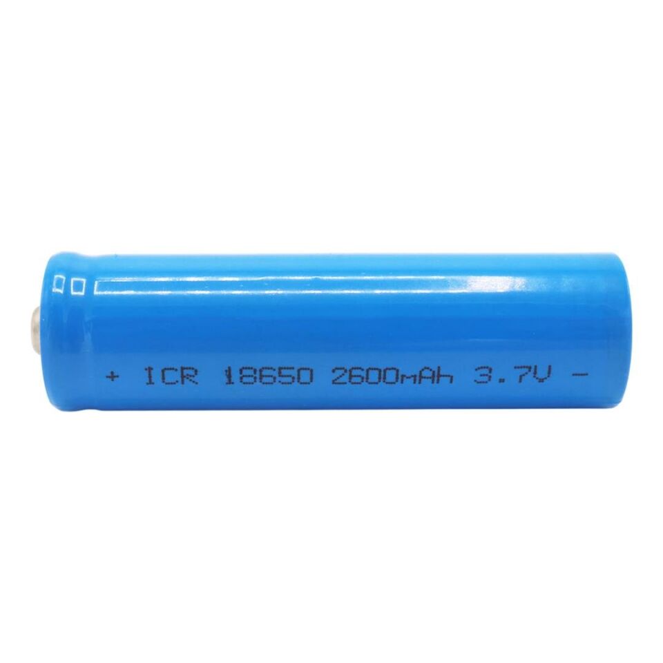 Powermaster 3.7 Volt 2200 Mah Li-İon 18650 Başlıklı Şarj Edilebilir Tekli Pil