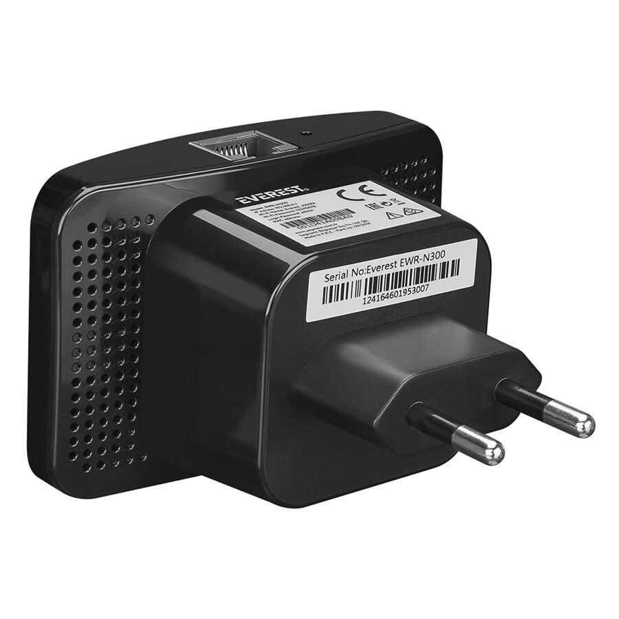 Everest EWR-N300 2.4Ghz 300Mbps Kablosuz Menzil Genişletici