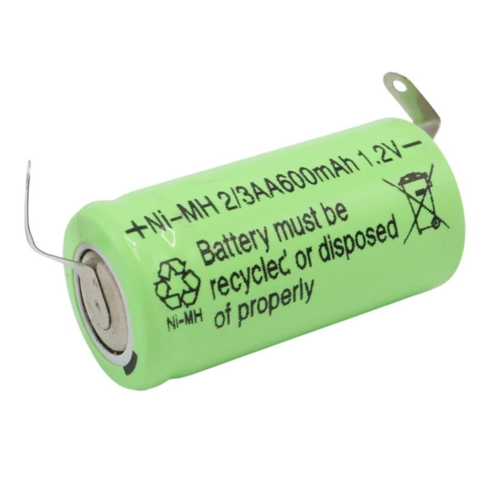 Powermaster PM-17934 1.2 Volt 600 Mah Ni-Mh 2/3AA Şarjlı Puntalı Lityum Pil