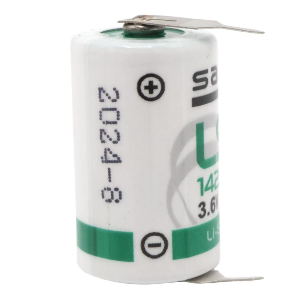 PowerMaster 1/2AA LS 3.6 Volt Kısa Boy Puntalı Lityum Pil