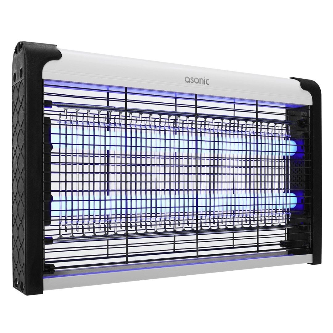 Asonic S26 20W 2000V Çift Koruma Camlı LED Zincir Askılı Sanayi Tipi Sinek Öldürücü