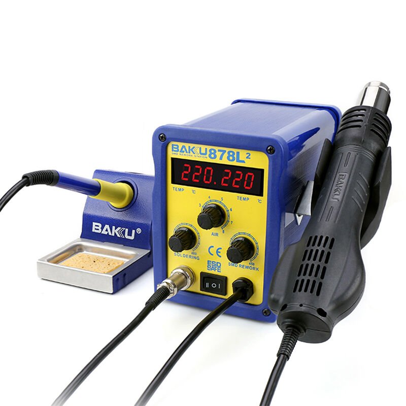 Baku BK-878L2 Digital Isı Ayarlı Üflemeli Havya