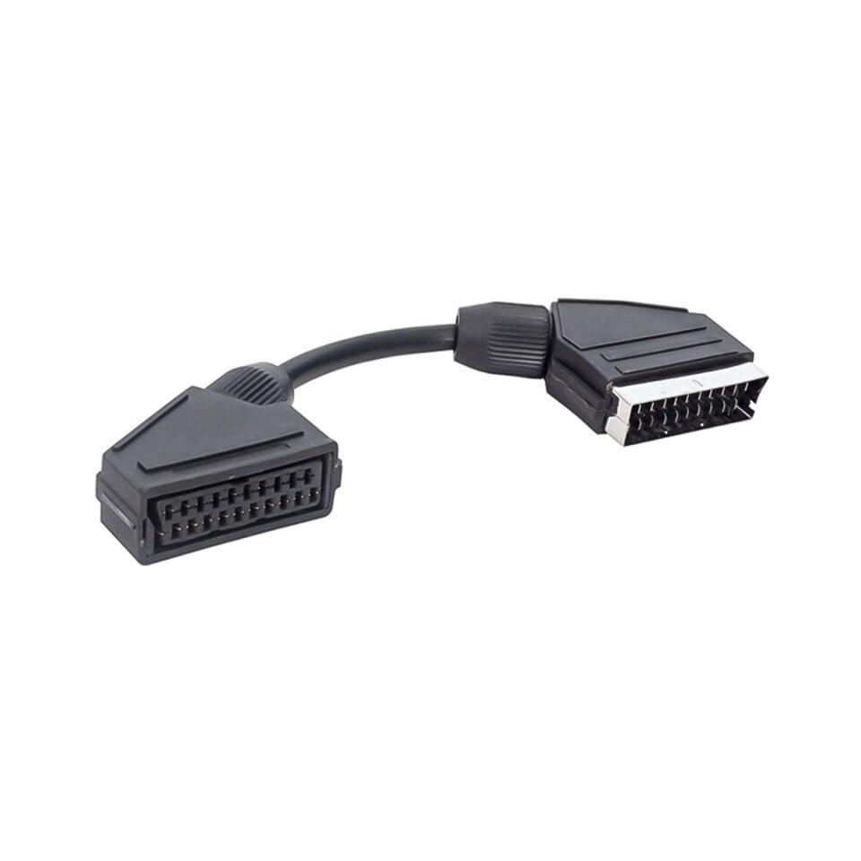 Elektromer 20 Cm Scart Scart Erkek-Dişi Ara Kablo