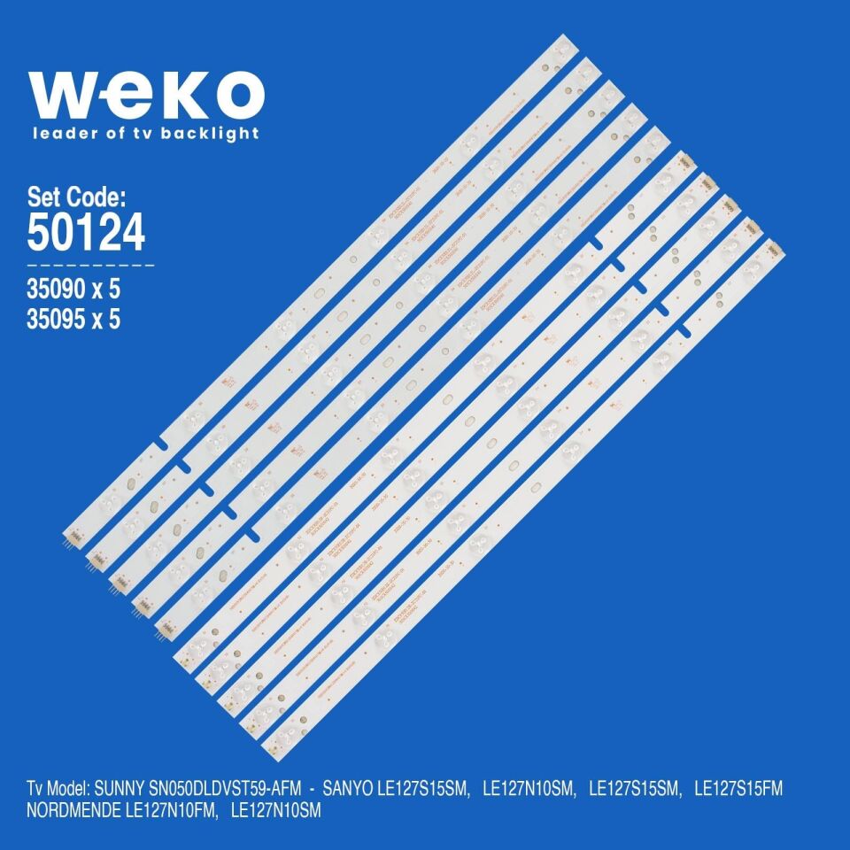 Wkset-5124 35090X5 35095X5 Zdcx50d12 10 Adet Led Bar