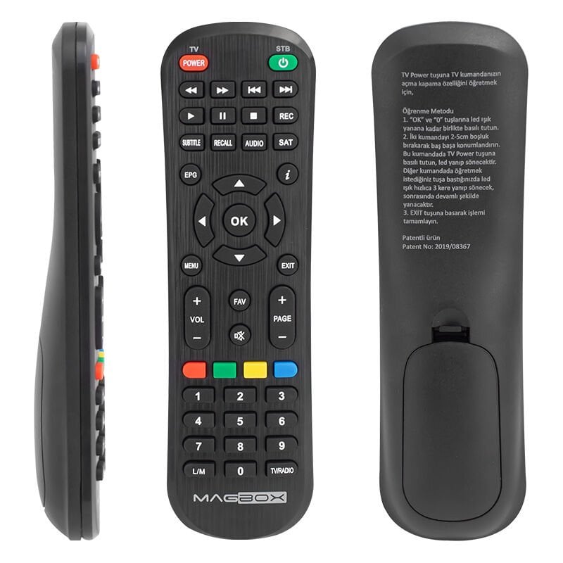 Magbox Vip Usb Mini Full HD TKGS'li Uydu Alıcı Kumandası