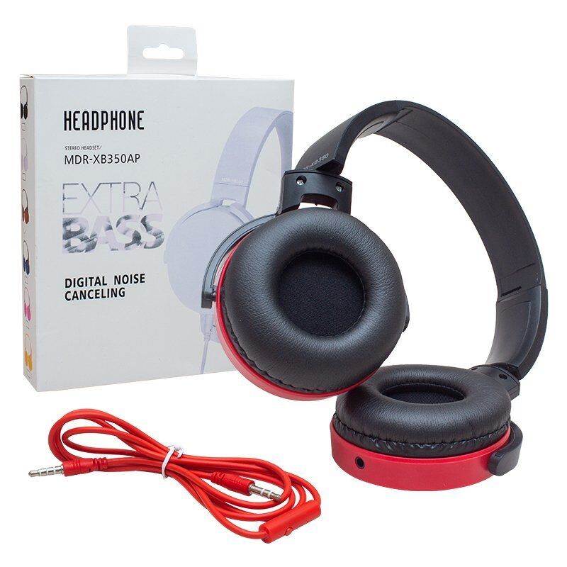 Powermaster MDR-XB350AP Kulaküstü Kulaklık