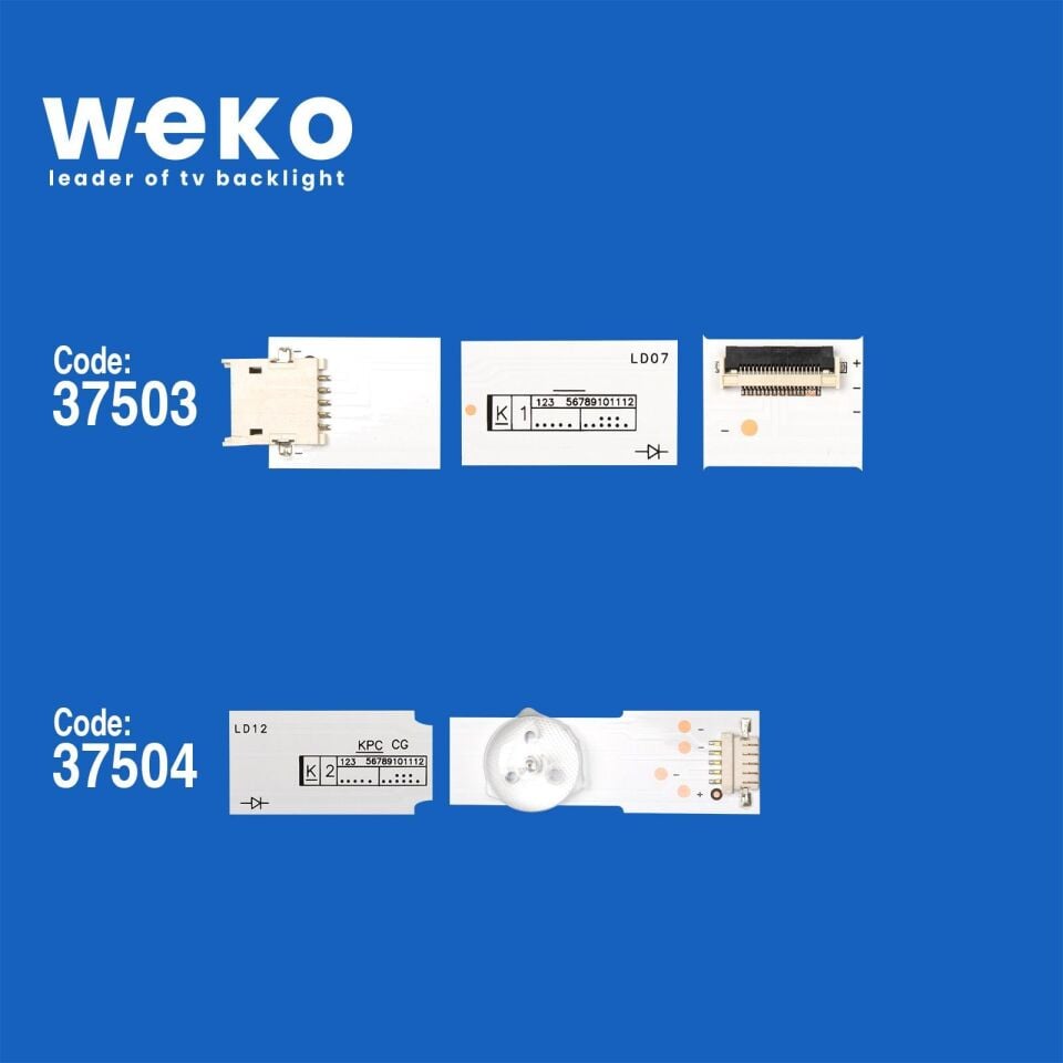 Wkset-6831 37503X10 37504X10  Nlaw00477l/R 20 Adet Led Bar