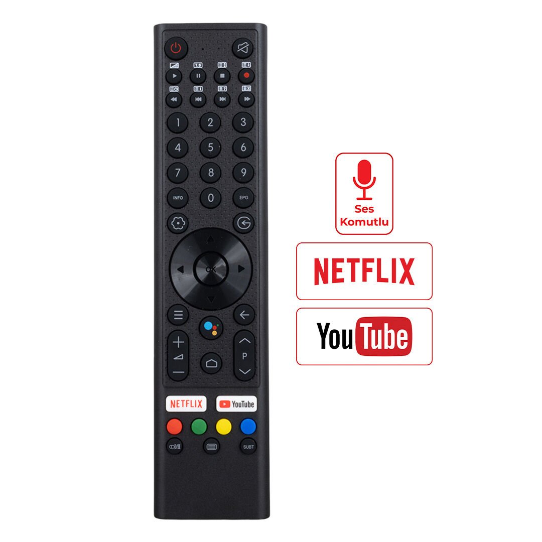 Vestel - Tesla Ses Komutlu Lcd Led TV Kumanda