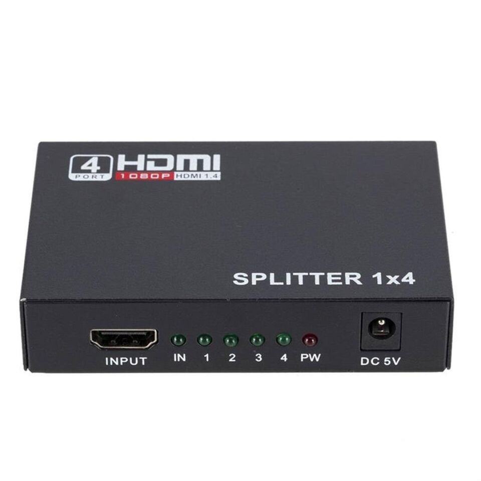 Rose HDMI-104 1X4 Port HDMI 1.4V Dağıtıcı Splitter Çoklayıcı