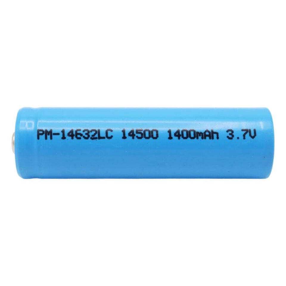 Powermaster 3.7 Volt 1400Ma Şarj Edilebilir LC 14500 Pil