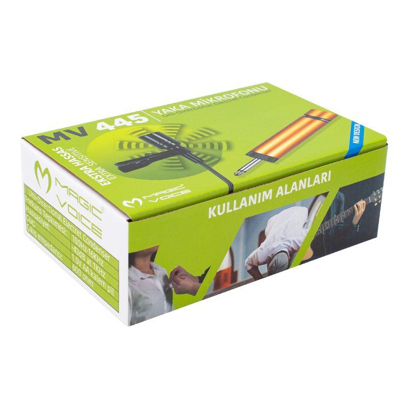 Magicvoice MV-445 Çantalı 5 Metre Kablolu Yaka Mikrofonu