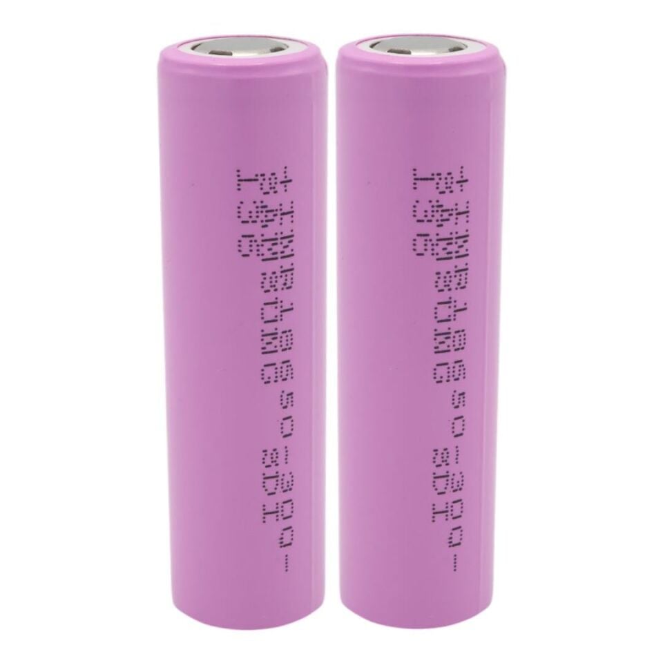 Powermaster INR-18650 Samsung 3.7 Volt 3000 Mah Li-İon 2'Li Paket Pil PM-15955