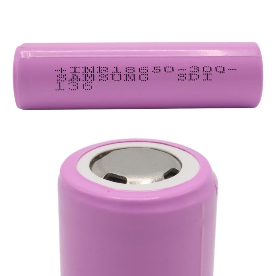 Powermaster INR-18650 Samsung 3.7 Volt 3000 Mah Li-İon 2'Li Paket Pil PM-15955
